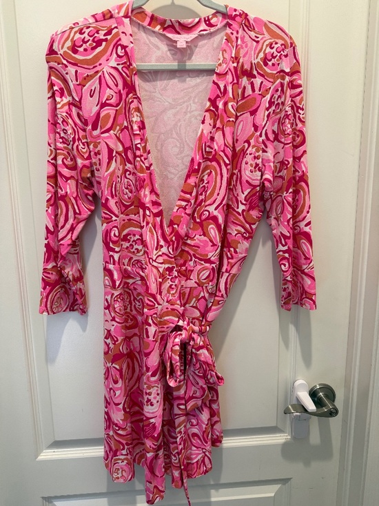Lilly Pulitzer Dresses & Skirts - EUC Lilly Pulitzer Faux Wrap Romper, XL